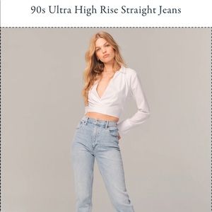 Abercrombie high rise jeans
